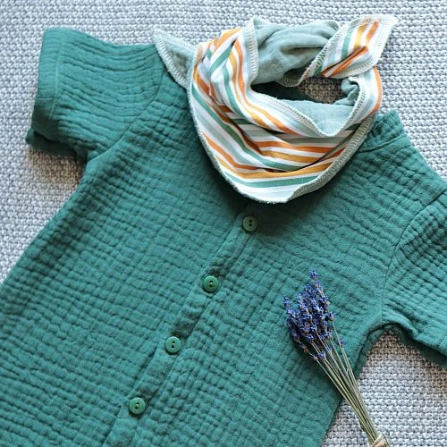 Bio Triple Gauze Uni In Emerald Von Verhees 6 Bio Triple Gauze Uni In Emerald Von Verhees – Bild 6