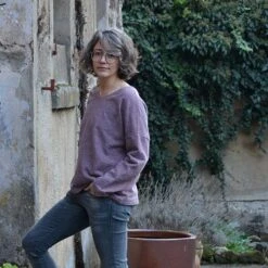 Organic Brushed Bio Piqué In Bordeaux Meliert Von Mind The MAKER -TextilKreativ Verkaufsgeschäft in Bordeaux meliert von mind the 919 4