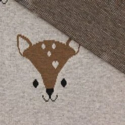 Bio Kuscheljacquard Missi In Braun Von Stoffonkel -TextilKreativ Verkaufsgeschäft in braun von Stoffonkel Bio Kuscheljacquard 833 3