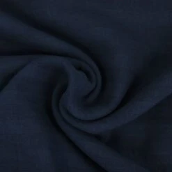 Bio Baumwollmusselin In Dunkelblau Von Stoffonkel -TextilKreativ Verkaufsgeschäft in dunkelblau von Stoffonkel Bio Baumwollmusselin 960 2