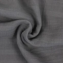 Bio Baumwollmusselin In Dunkelgrau Von Stoffonkel -TextilKreativ Verkaufsgeschäft in dunkelgrau von Stoffonkel Bio Baumwollmusselin 958 2