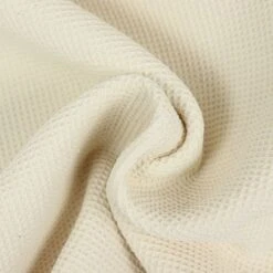 Bio Waffelpiqué Mini In Ecru Von Amandine Cha -TextilKreativ Verkaufsgeschäft in ecru von Amandine Cha Bio 1353 3
