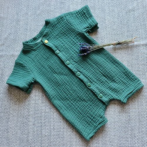 Bio Triple Gauze Uni In Emerald Von Verhees 5 Bio Triple Gauze Uni In Emerald Von Verhees – Bild 5