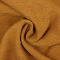 Bio Baumwollmusselin In Messing Von Stoffonkel -TextilKreativ Verkaufsgeschäft in messing von Stoffonkel Bio Baumwollmusselin 1053 2