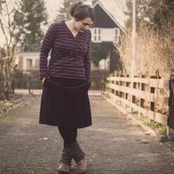 Bio Jersey Stoff Streifen Navy Rot Streifenjersey -TextilKreativ Verkaufsgeschäft navy rot Streifenjersey Bio Jersey Stoff 540 4