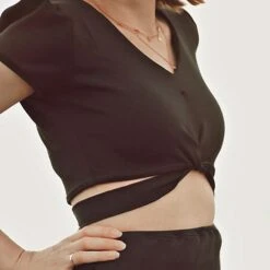 Bio Interlock Jersey Uni Schwarz -TextilKreativ Verkaufsgeschäft schwarz Bio Interlock Jersey uni 923 4