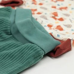 Bio Bündchen Stoff Uni Staubgrün Stoffonkel -TextilKreativ Verkaufsgeschäft staubgruen Stoffonkel Bio Buendchen Stoff uni 1639 4