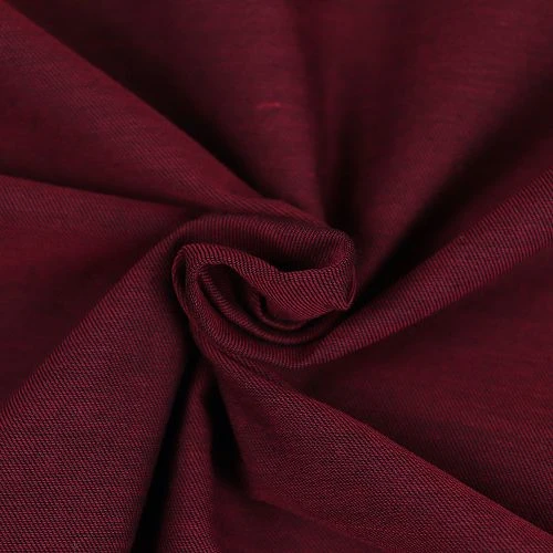 Bio Chambray Uni Burgunder Weinrot Von Amandine Cha 3 Bio Chambray Uni Burgunder Weinrot Von Amandine Cha – Bild 3