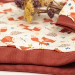 Bio Bündchen Gerippt Uni Sienna Von Mind The Maker -TextilKreativ Verkaufsgeschäft uni Sienna von Mind the Maker 1444 3