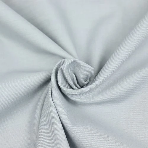 Bio Chambray Uni Wolkengrau Von Amandine Cha 3 Bio Chambray Uni Wolkengrau Von Amandine Cha – Bild 3