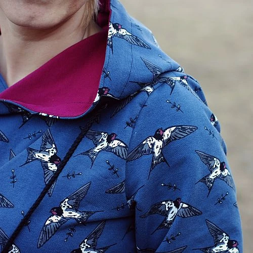 Bio Jersey Stoff Uni Bordeaux 4 Bio Jersey Stoff Uni Bordeaux – Bild 4