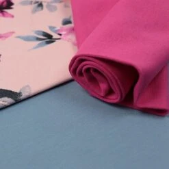 Bio Jersey Stoff Uni Denim Blau 7 Bio Jersey Stoff Uni Denim Blau -TextilKreativ Verkaufsgeschäft uni denim blau Bio Jersey Stoff 42 3