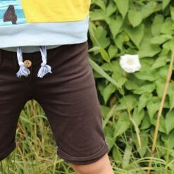 Bio Jersey Stoff Uni Kaffee Braun -TextilKreativ Verkaufsgeschäft uni kaffee braun Bio Jersey Stoff 58 3