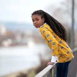 Bio Jersey Captain Walrus Ocker Von Bloome Copenhagen -TextilKreativ Verkaufsgeschäft von Bloome Copenhagen Bio Jersey Captain 548 5