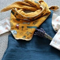 Bio Baumwollmusselin In Dunkelblau Von Stoffonkel -TextilKreativ Verkaufsgeschäft von Stoffonkel Bio Baumwollmusselin in dunkelblau 960 4