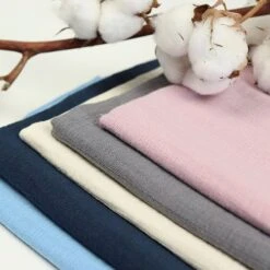 Bio Baumwollmusselin In Dunkelgrau Von Stoffonkel -TextilKreativ Verkaufsgeschäft von Stoffonkel Bio Baumwollmusselin in dunkelgrau 958 4