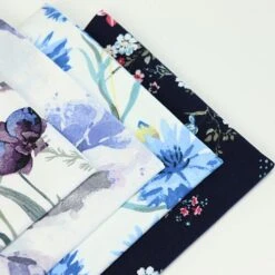 Bio Jersey Motiv Kornblumen Von Stoffonkel -TextilKreativ Verkaufsgeschäft von Stoffonkel Bio Jersey Motiv Kornblumen 874 4