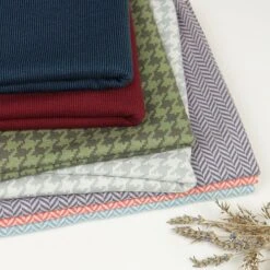 Bio Strickjacquard Rippenmuster Petrol Von Stoffonkel -TextilKreativ Verkaufsgeschäft von Stoffonkel Bio Strickjacquard Rippenmuster petrol 810 4